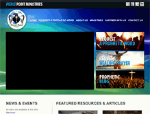 Tablet Screenshot of piercepointministries.org